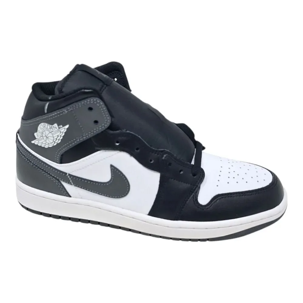 Air Jordan 1 Mid Men's Size 10 Black/Iron Grey-White DQ8426 001 Basketball